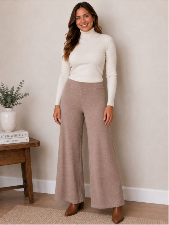 Splendid Pants - Splendid Wide Leg Pants Tan Women’s Size XL